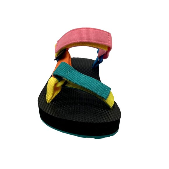 Teva Toddler Girl's Sport Sandals Size 9 Multicolor Lightweight Adjust Straps - Picture 7 of 16